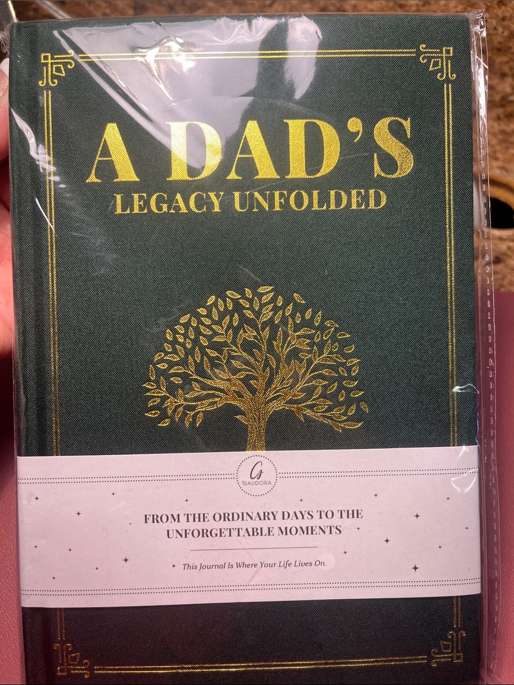 A dads legacy unfolded journal